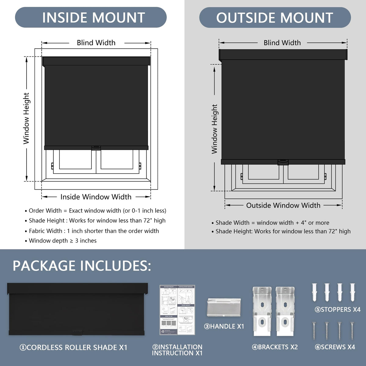 AOSKY premium-aluminum-rods-finish features durable hardware and a luxe feel.