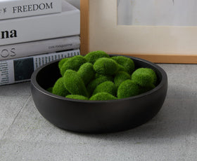 Aotea Crafts charcoal bowl in minimalist table setup