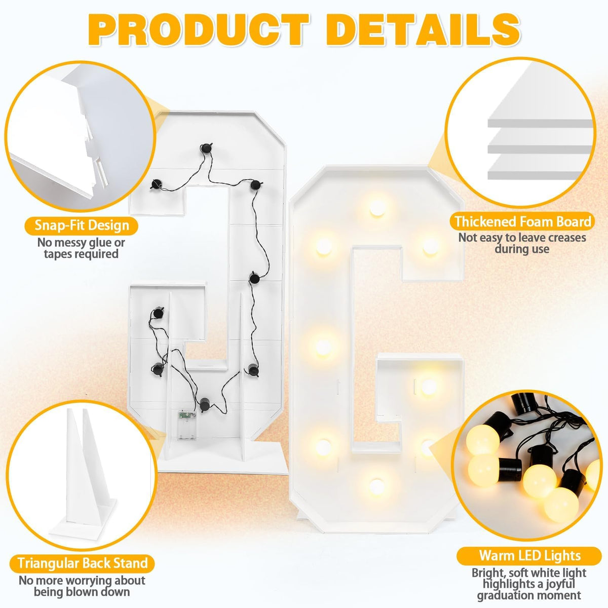 Aotiooy foam board kit simplifies DIY party decor.
