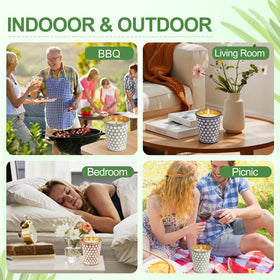 AOTOIE garden ambiance candle for relaxing outdoor spaces