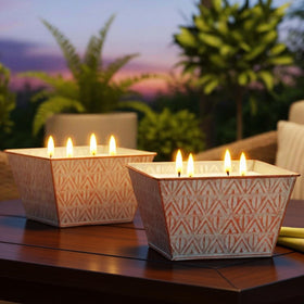 AOTOIE citronella candles outdoor dual-pack for patios and gardens