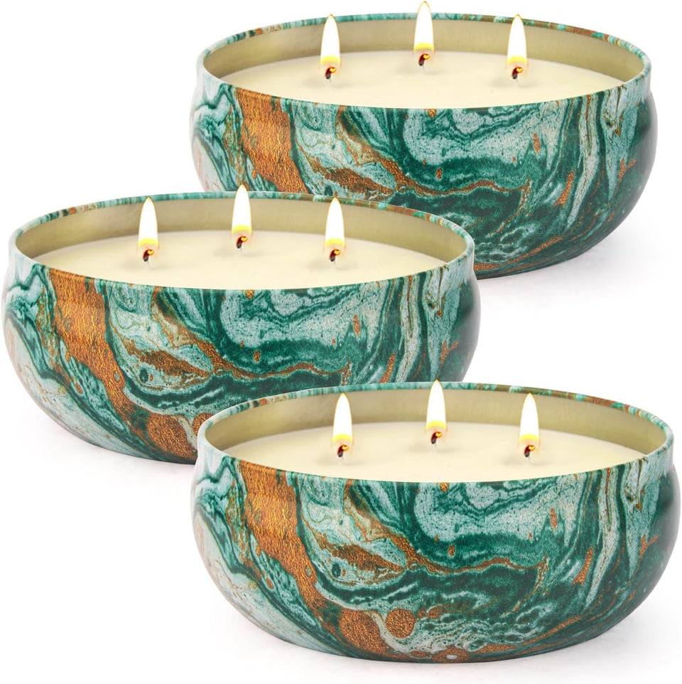 Aottom citronella candles outdoor 3-pack on patio for inviting evening ambiance