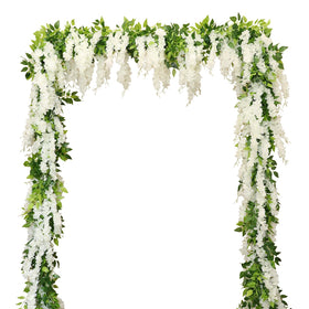 Apeair Wisteria garland 2pcs pack showing 14.4ft total length for versatile decor