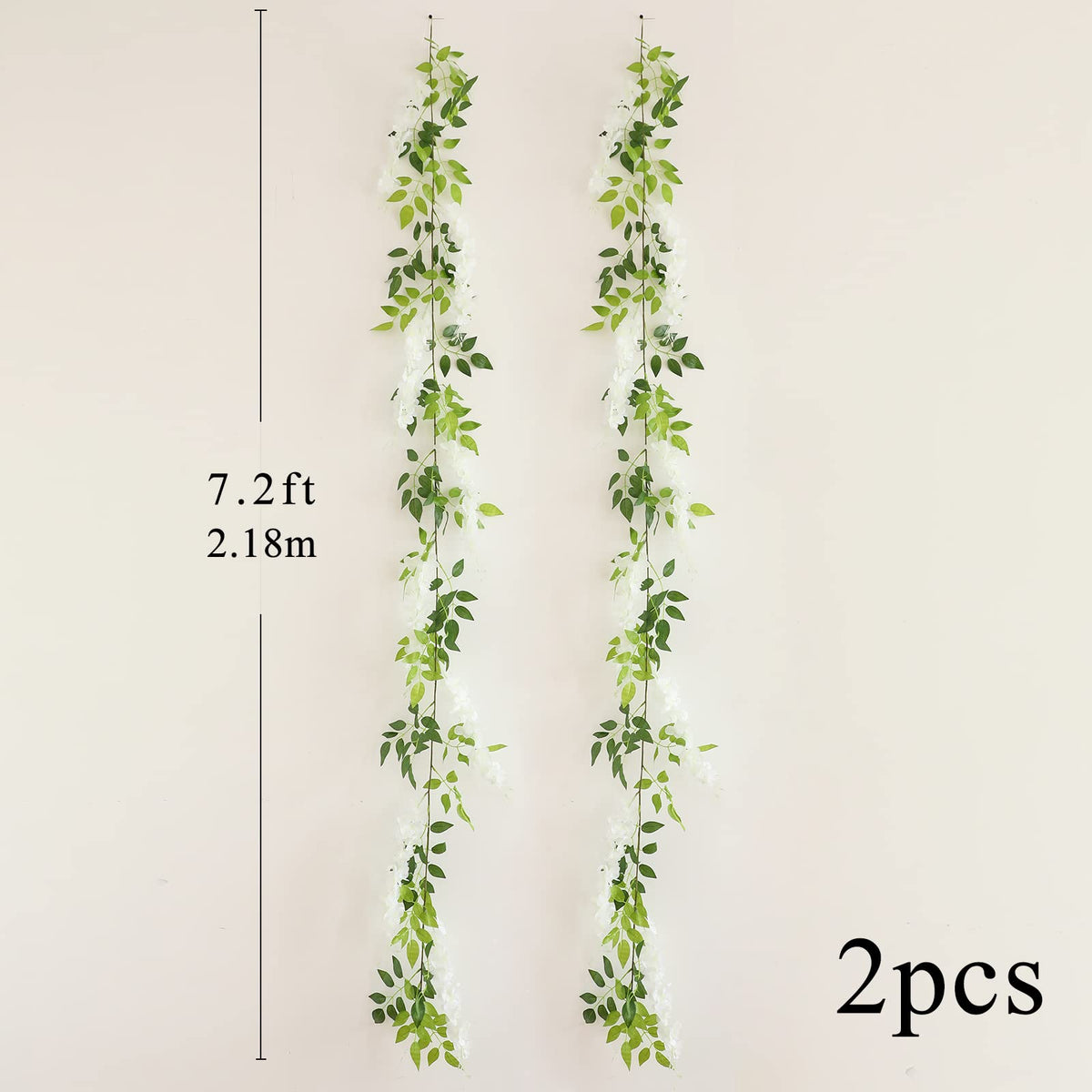 Apeair Wisteria garland silk flowers for durable, reusable decoration
