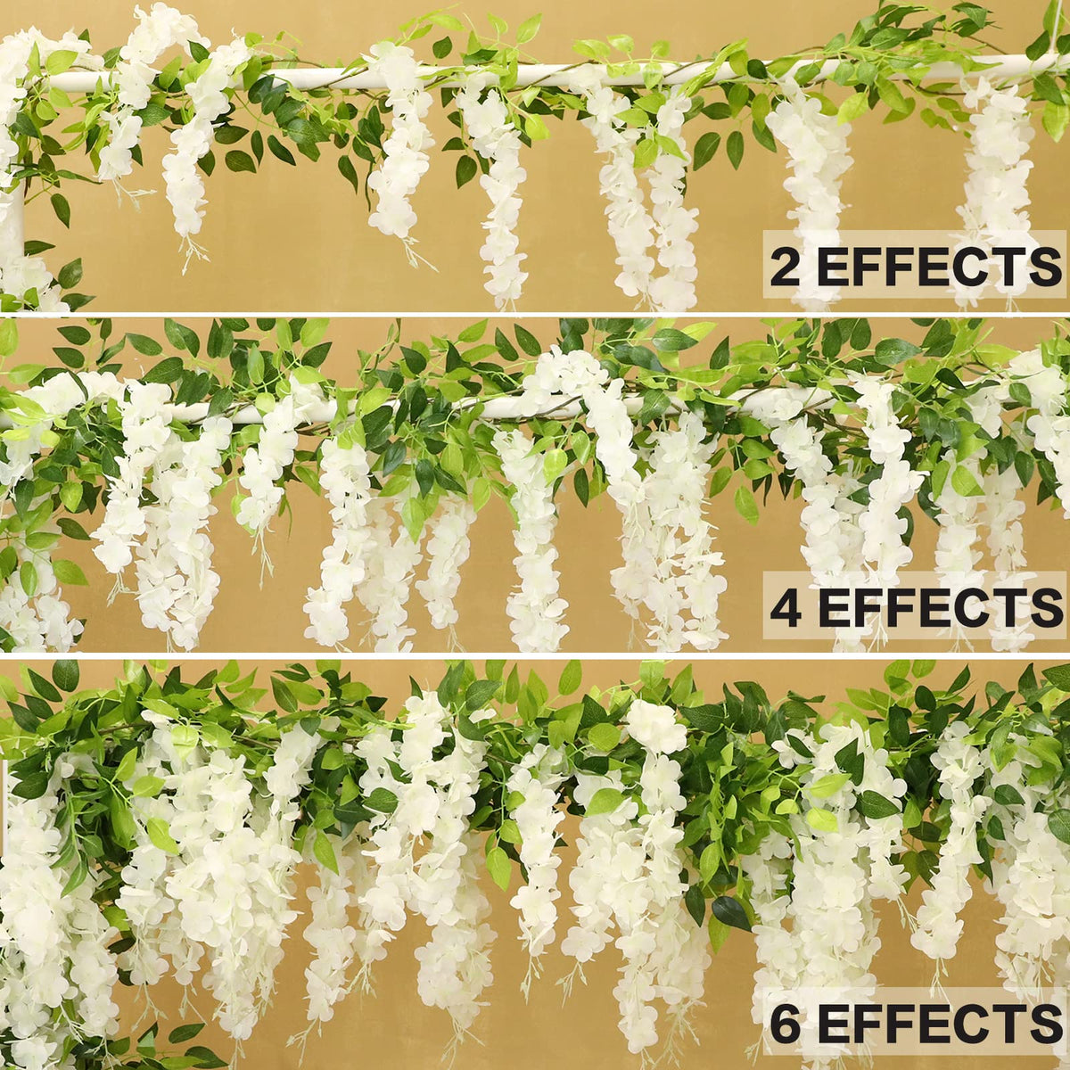 Apeair Wisteria garland UV resistant materials ensure lasting outdoor beauty