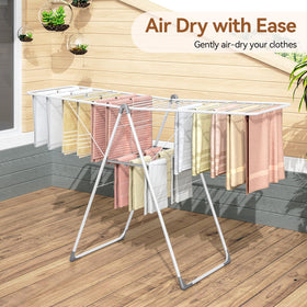 APEXCHASER offers 28 hanging rods for ample line-drying capacity.