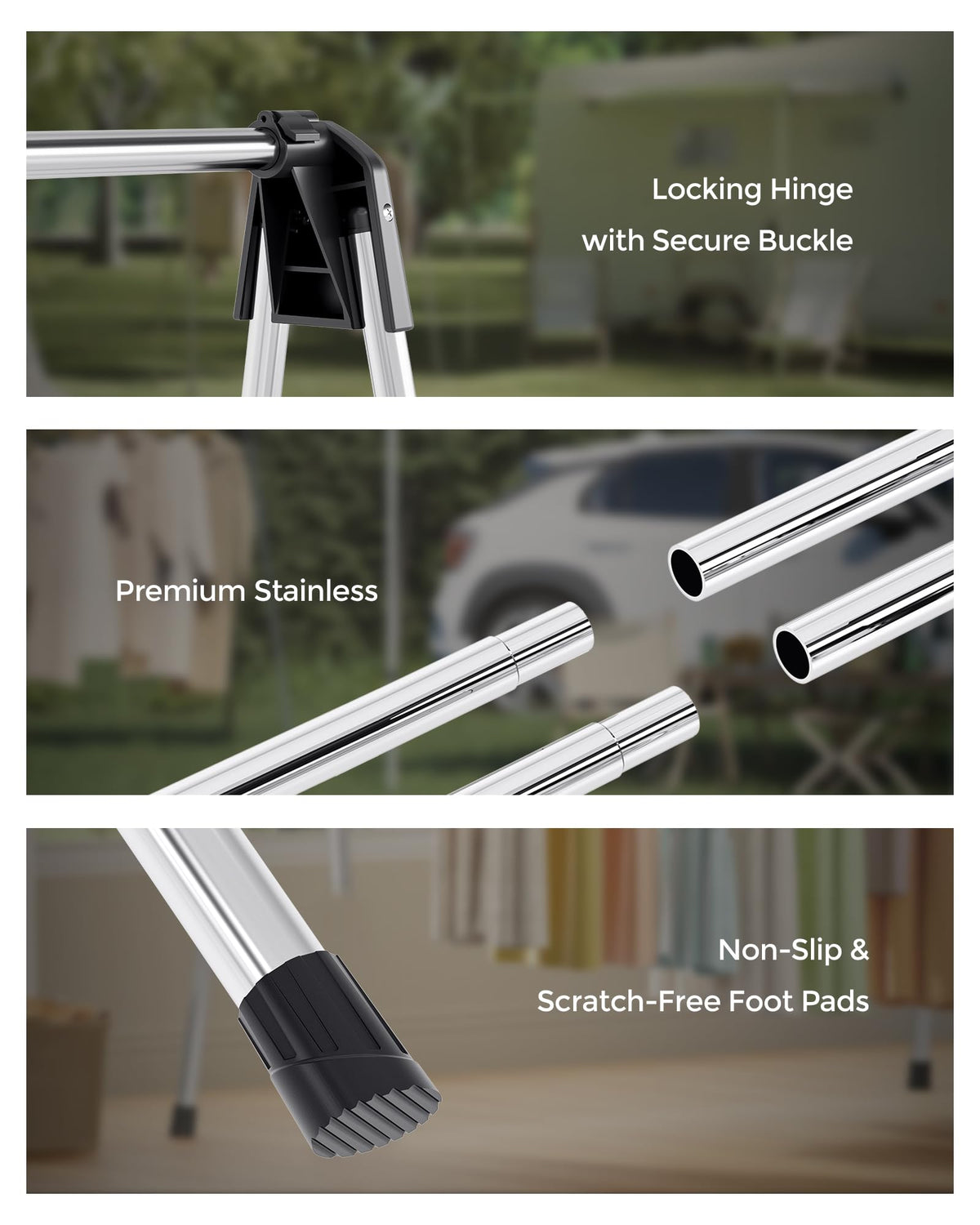 APEXCHASER compact flat-fold design for convenient transport.