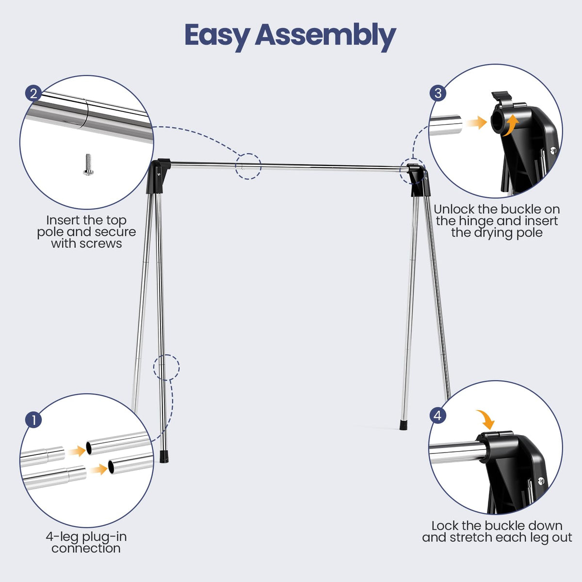 APEXCHASER anti wobble frame ensures stable placement on varied floors