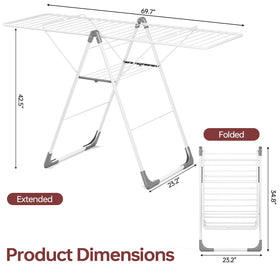 APEXCHASER top-wing extended to 70 inches for quilts and large items.