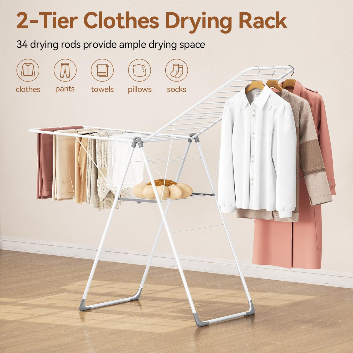 APEXCHASER indoor-outdoor versatility suits balcony, laundry room, or patio.