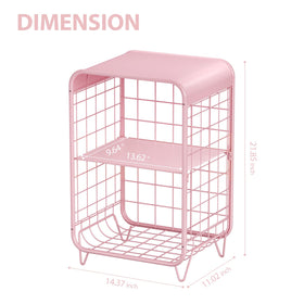 APEXCHASER metal bedside table perfect for living rooms and lounges.