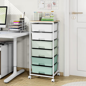 APEXCHASER art studio cart helping keep brushes and supplies within reach