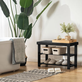 Apicizon Bamboo Shoe Rack sturdy legs ensuring long-lasting support