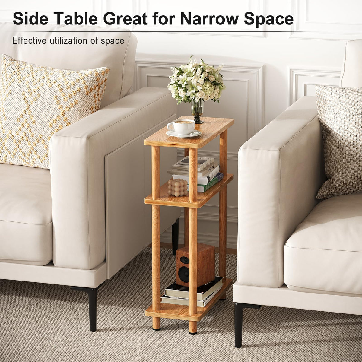 Apicizon sturdy MDF-wood construction for daily use and durability.