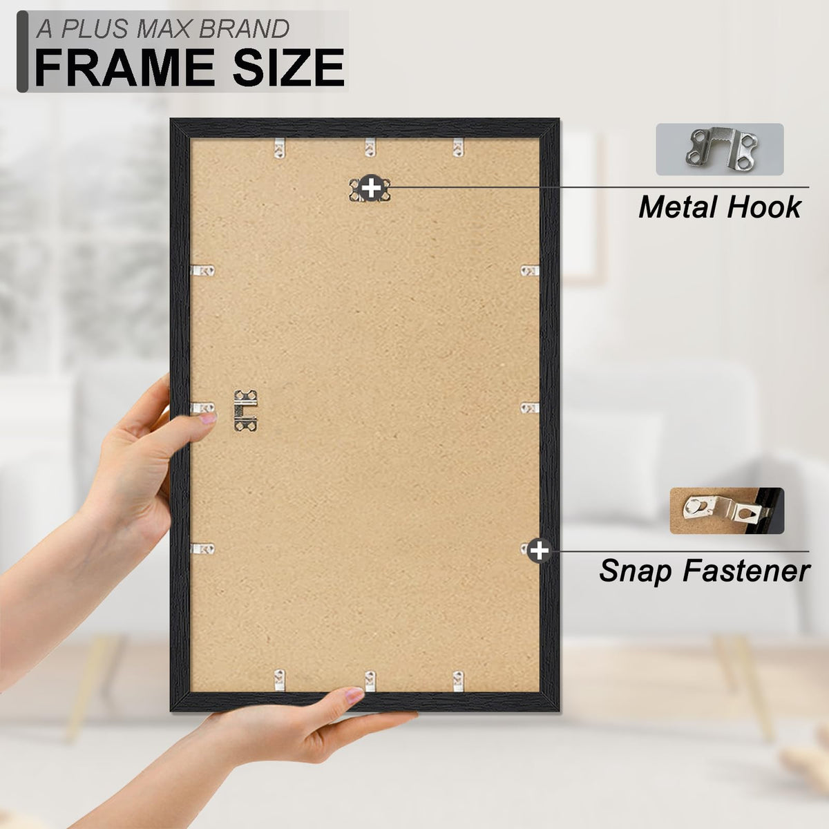 Protective film should be removed from both sides before framing