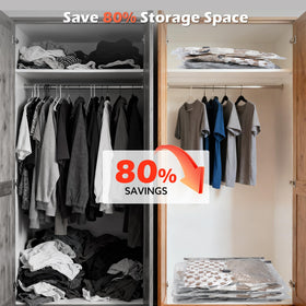 Apoaa space-saving solution demonstrating compact packing for suitcases.