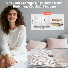 Apoaa 27.6x39.4 inch bags ideal for blankets and bedding.