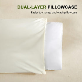 APOBUY extra hulls included for customizable pillow height.