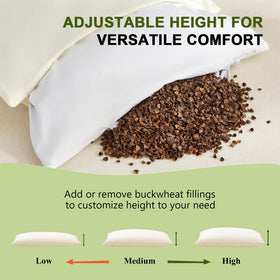 APOBUY hidden zipper design for effortless fill adjustments.