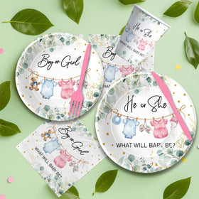 APOWBLS disposable cutlery set perfect for baby clothes party meals