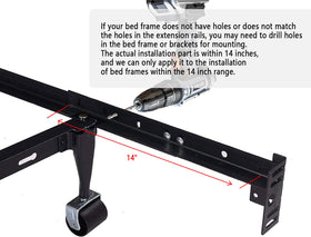 Appacare heavy-duty steel brackets reduce wobble and increase stability