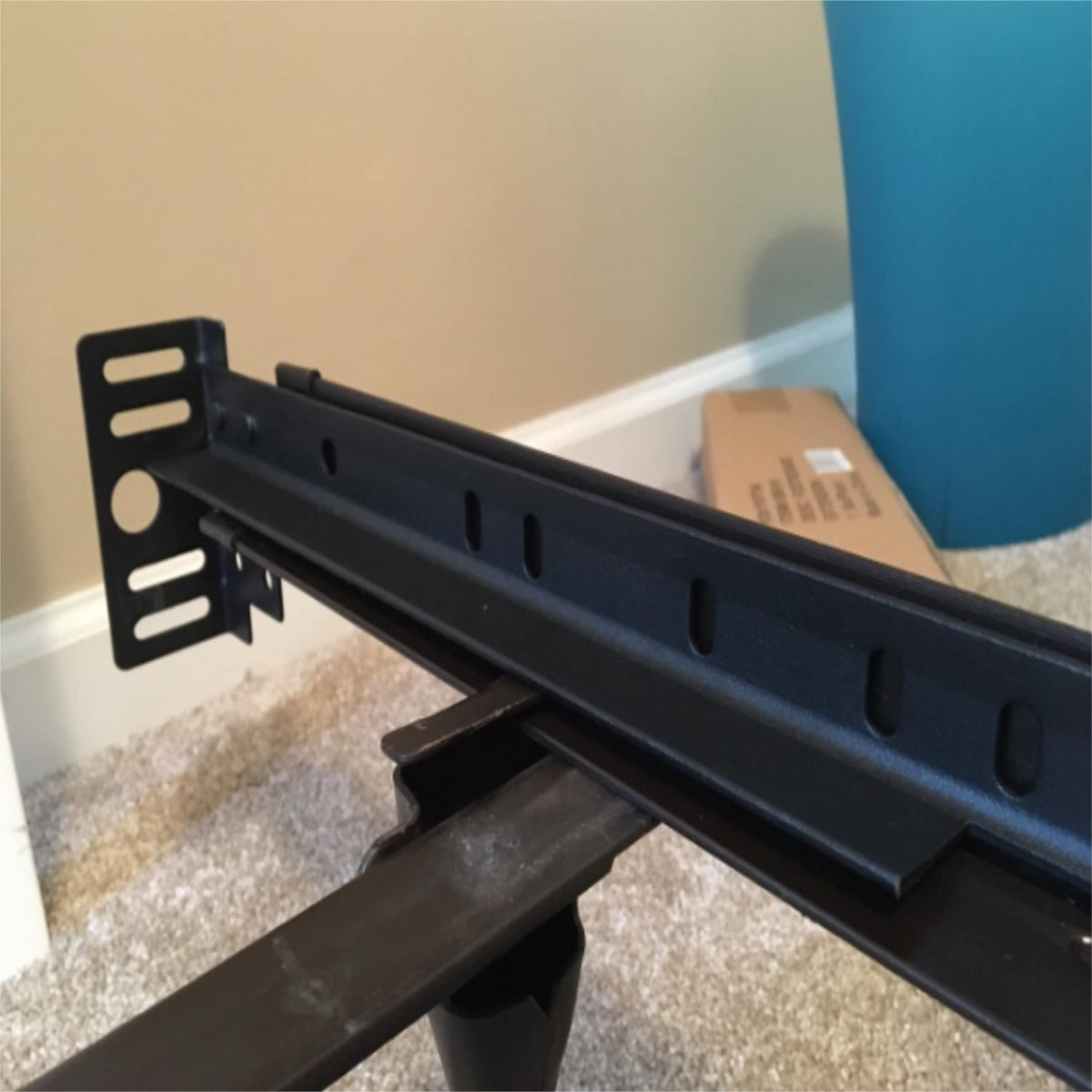 Appacare includes bolts, nuts, wrench, and caps for complete mounting