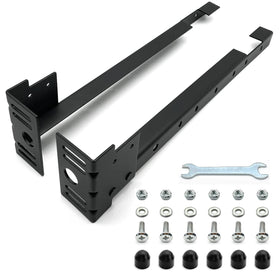Appacare footboard extension brackets showing adjustable length for secure attachment