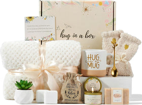 APRBOX sympathy gift basket featuring an oatmeal soap bar for gentle cleansing and comfort.