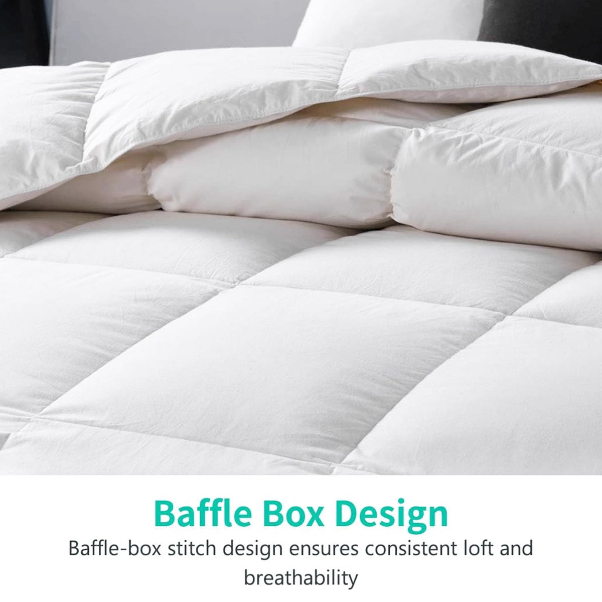APSMILE eight-corner tabs help secure duvet covers for a neat bed.
