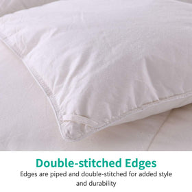 APSMILE high fill power delivers warmth and loft for year-round comfort.