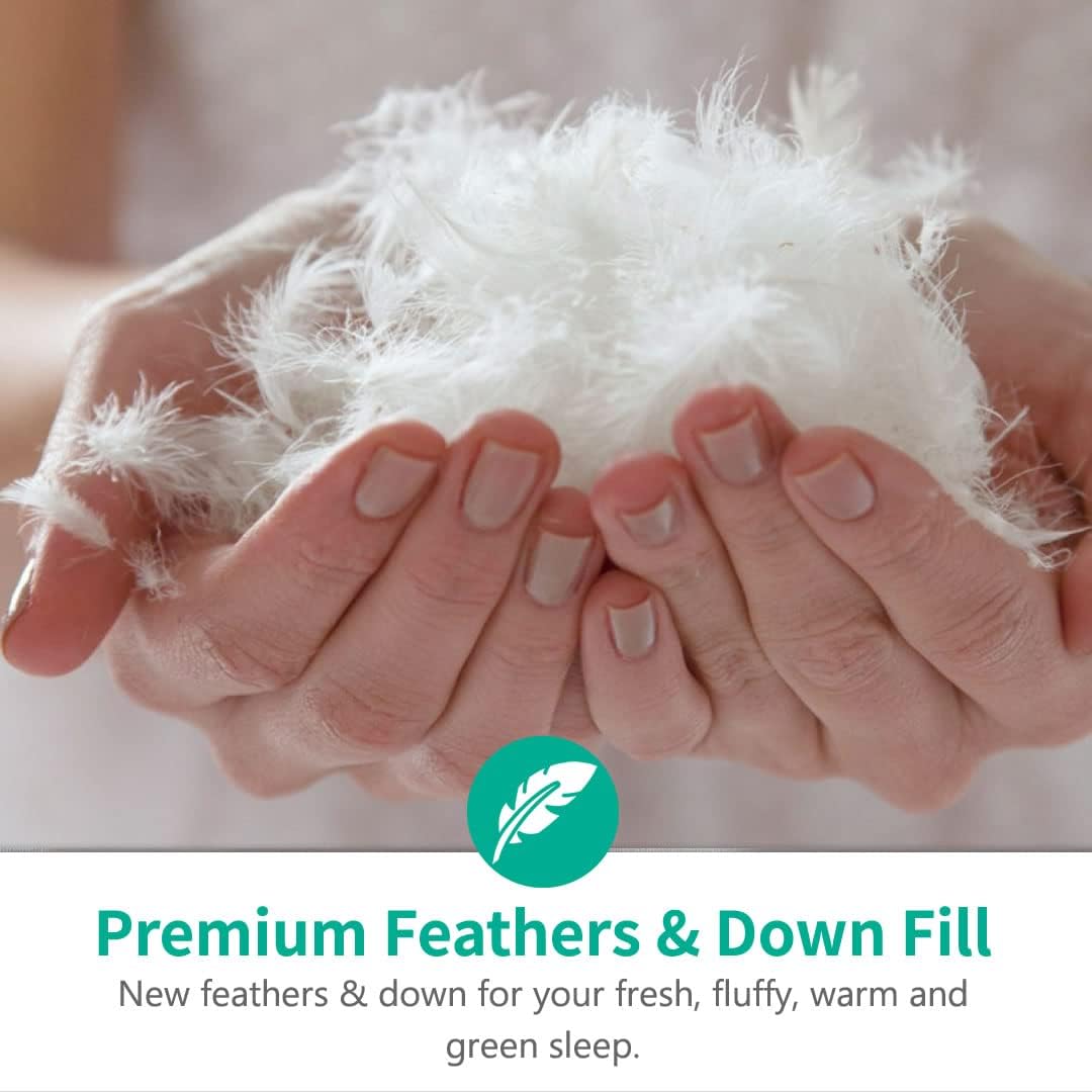 APSMILE premium feathers-down filling delivering fluffy loft and warmth