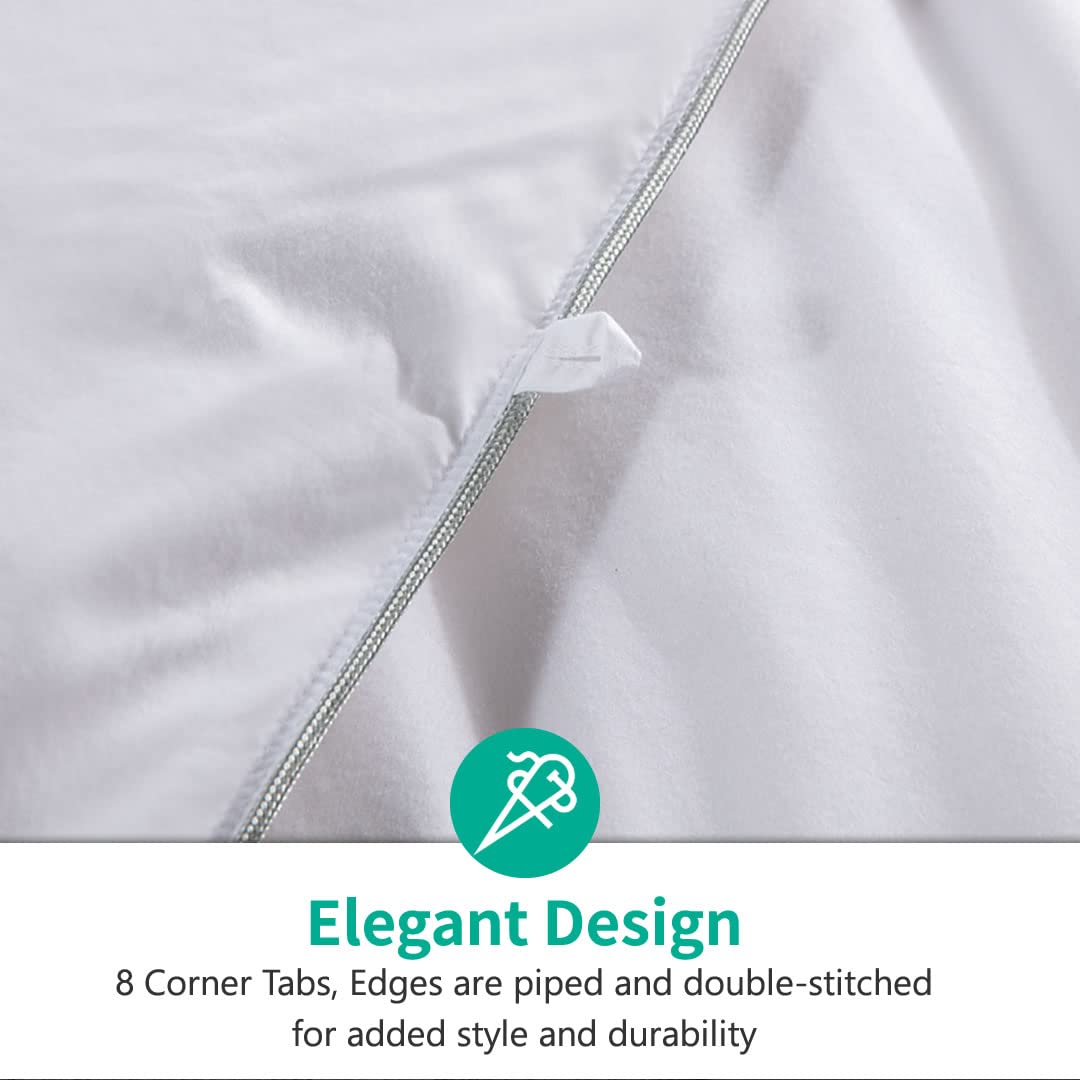 APSMILE premium white duck feathers detail suggests high loft and fluff.