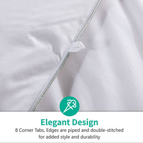 APSMILE premium white duck feathers detail suggests high loft and fluff.