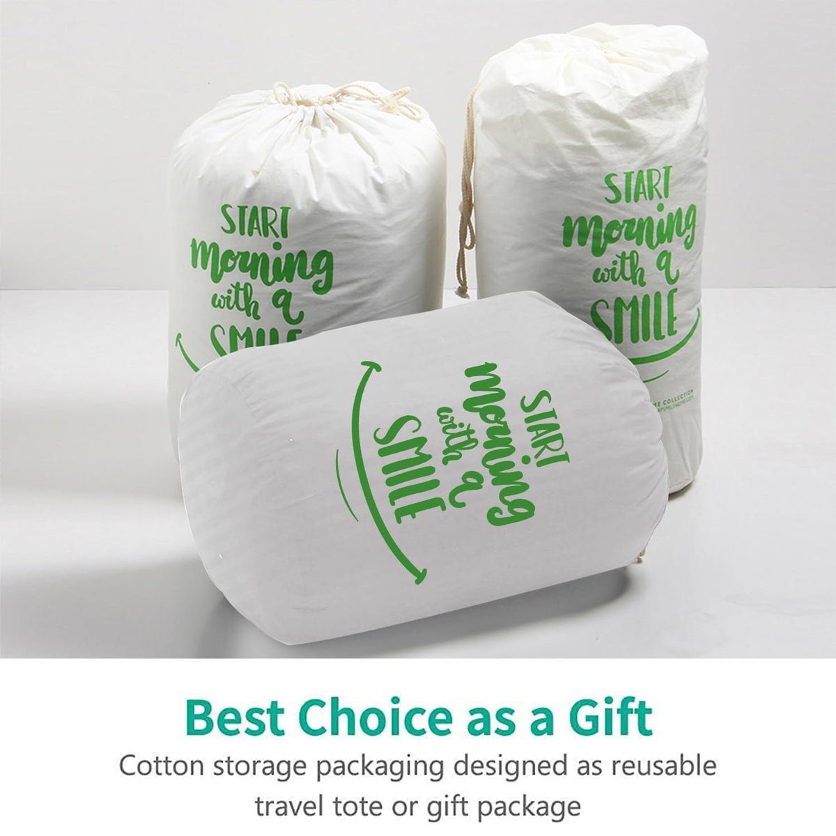 APSMILE Reusable gift packaging tote, eco-friendly packaging that doubles as a tote.