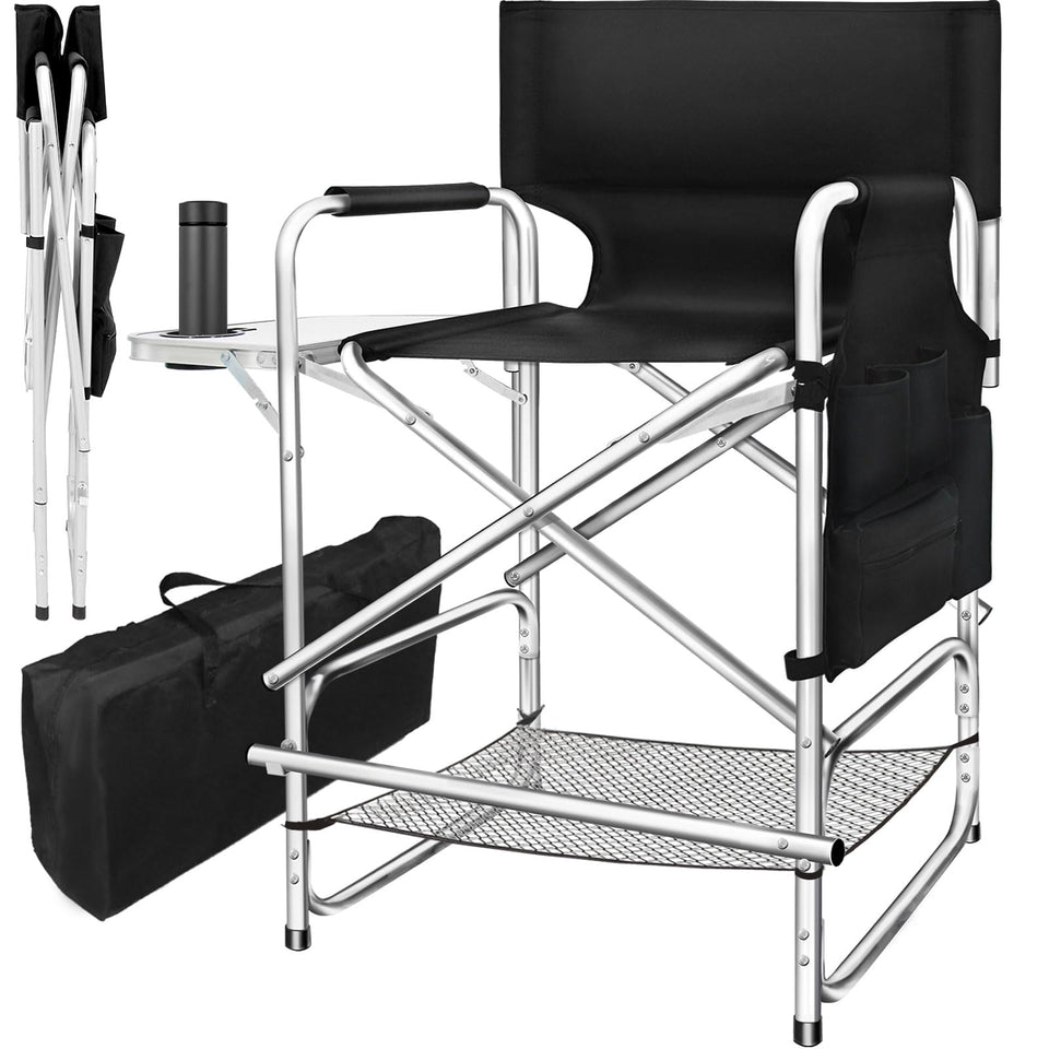 AQNIEGEP makeup chair setup shows versatile seating for artists and clients