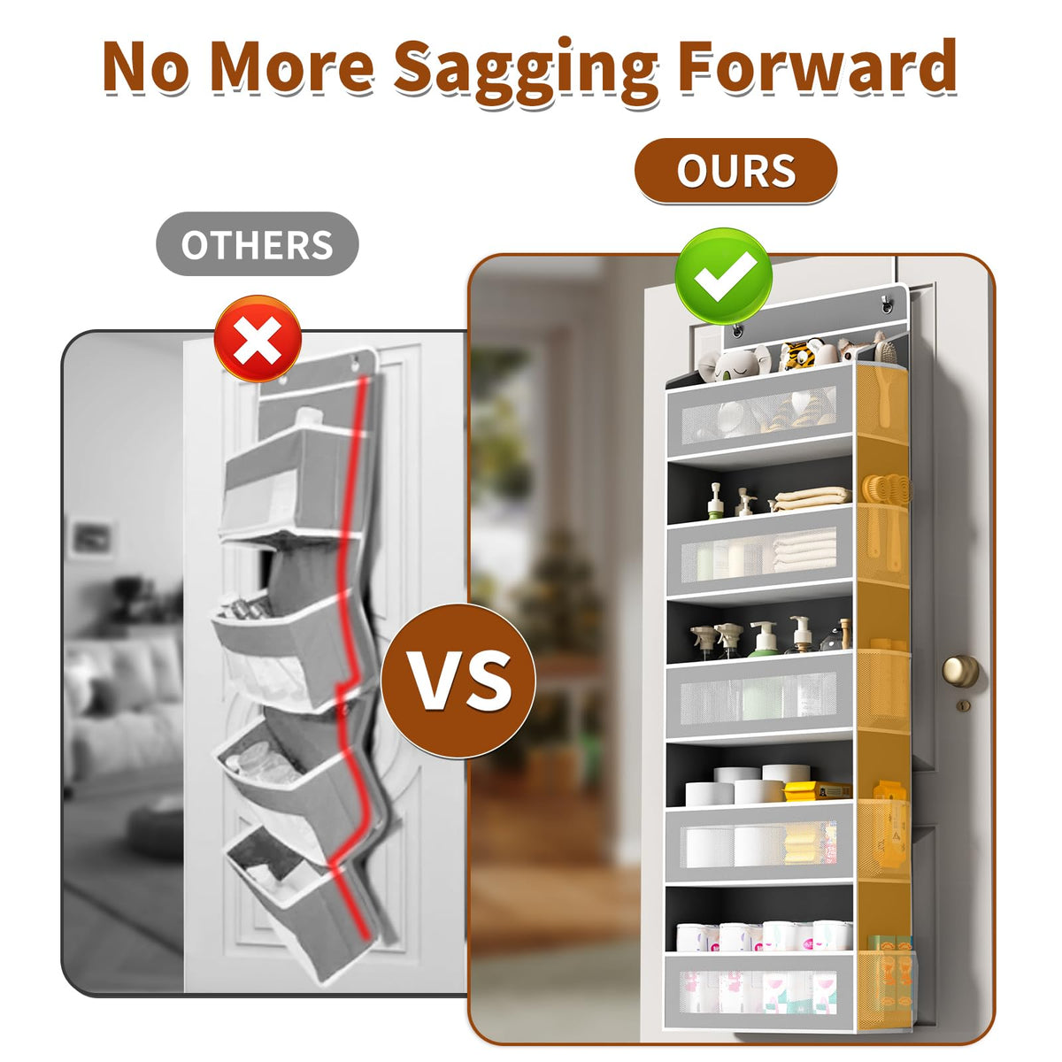 AQOOA Durable material prevents sagging under load.