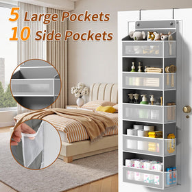 AQOOA Space-saving design helps maximize vertical storage behind doors.