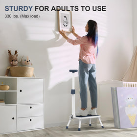 Aratan folding step stool anti slip feet on dry surfaces
