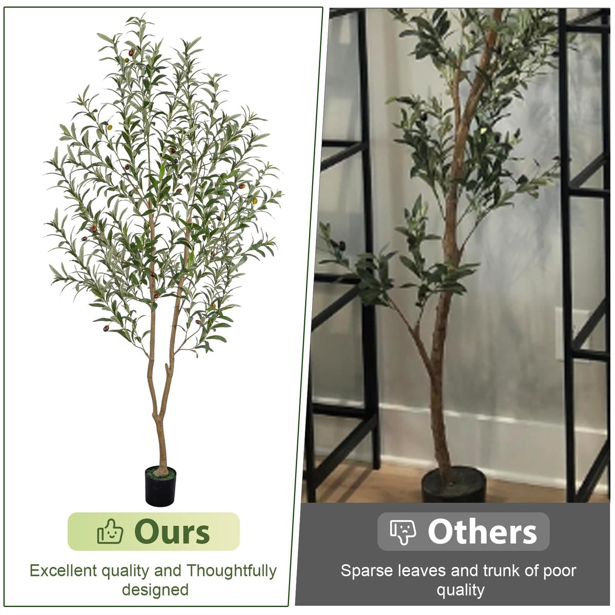 Arborvigro natural wood trunk detail adds authentic charm to the tree.