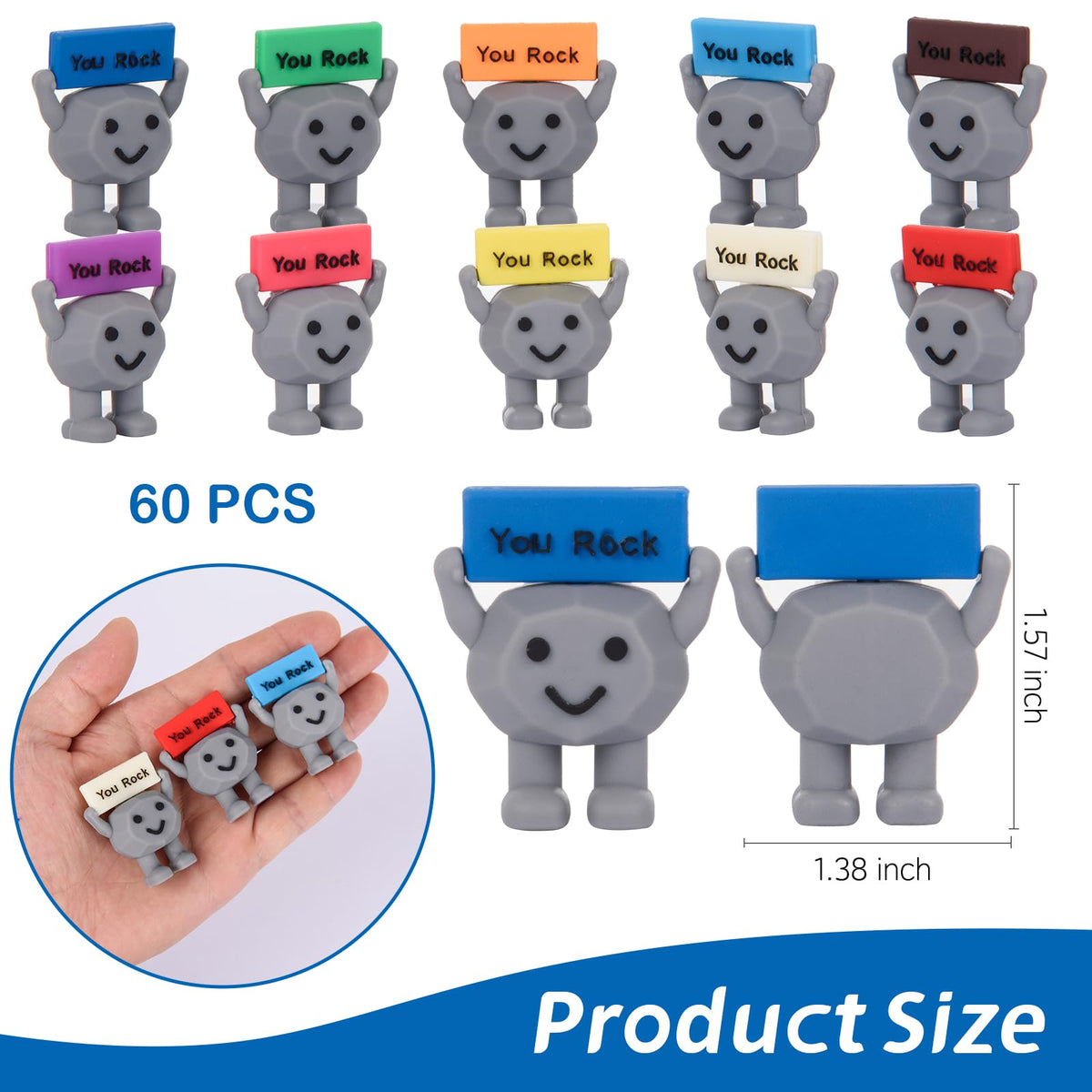 ARCHCRTC You Rock mini figurine adds colorful desk decor