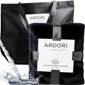 ARDORI waterproof blanket king 82x82 as bed cover keeps surfaces dry and clean.
