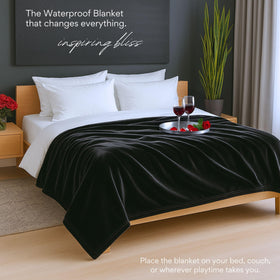 ARDORI blanket 82x82 for couch protection guards against spills during movie nights.
