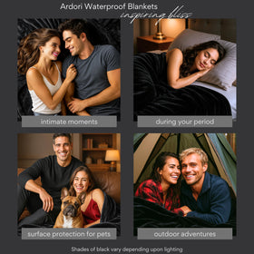 ARDORI blanket 82x82 oeko-tex-certified for skin-friendly daily use.