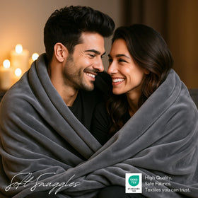 ARDORI versatile moisture-absorbent blanket suitable for bed, couch, or travel.