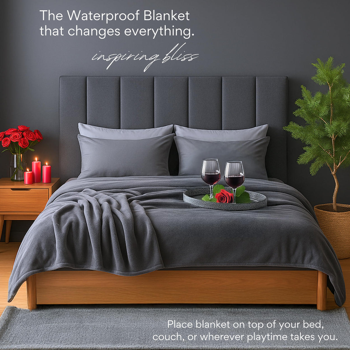 ARDORI soft fleece side absorbs moisture for cozy comfort on chilly nights.