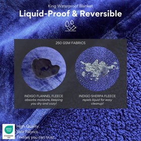 ARDORI machine washable waterproof blanket for easy, hassle-free cleaning