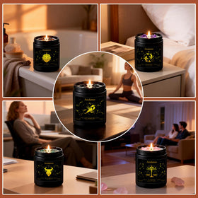 Aredenua Taurus candle ideal for birthdays and self-care gifting.