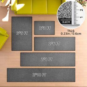 AREDO solid color with pointillism offers versatile styling and easy maintenance.