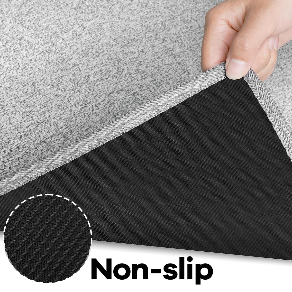 AREDO low-pile design glides under doors and furniture smoothly.