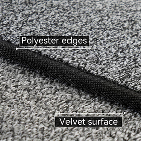 AREDO Runner Rug with washable low-pile fibers is easy to clean after daily use.